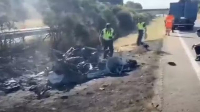 Veja como ficou o carro de Diogo Jota após acidente; vídeo