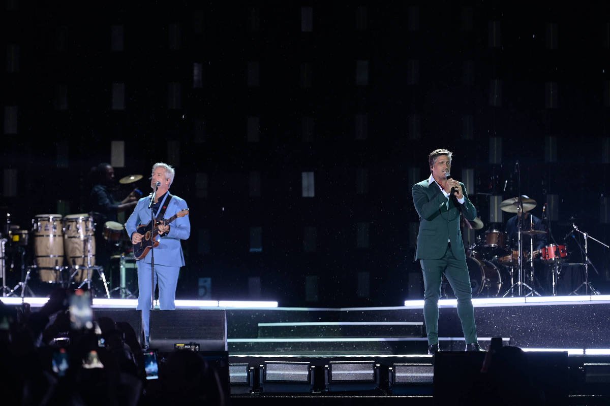 Show da dupla Victor e Leo no estádio Morumbis, em São Paulo