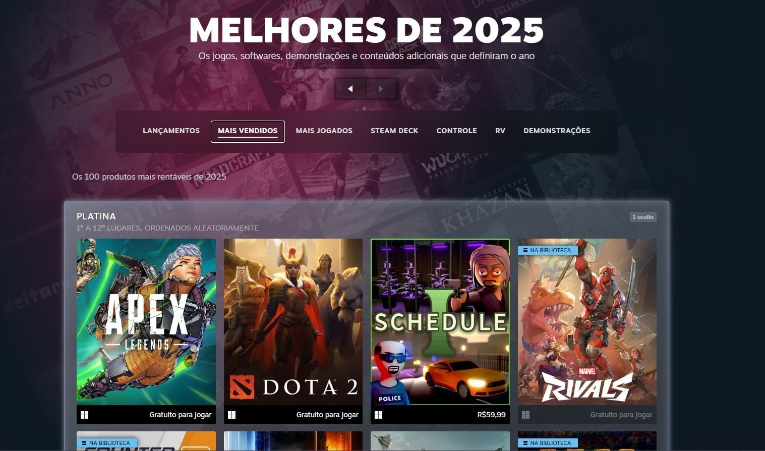 steam-melhores-de-2025-lista-mais-vendidos-apex-legends-dota-2-marvel-rivals